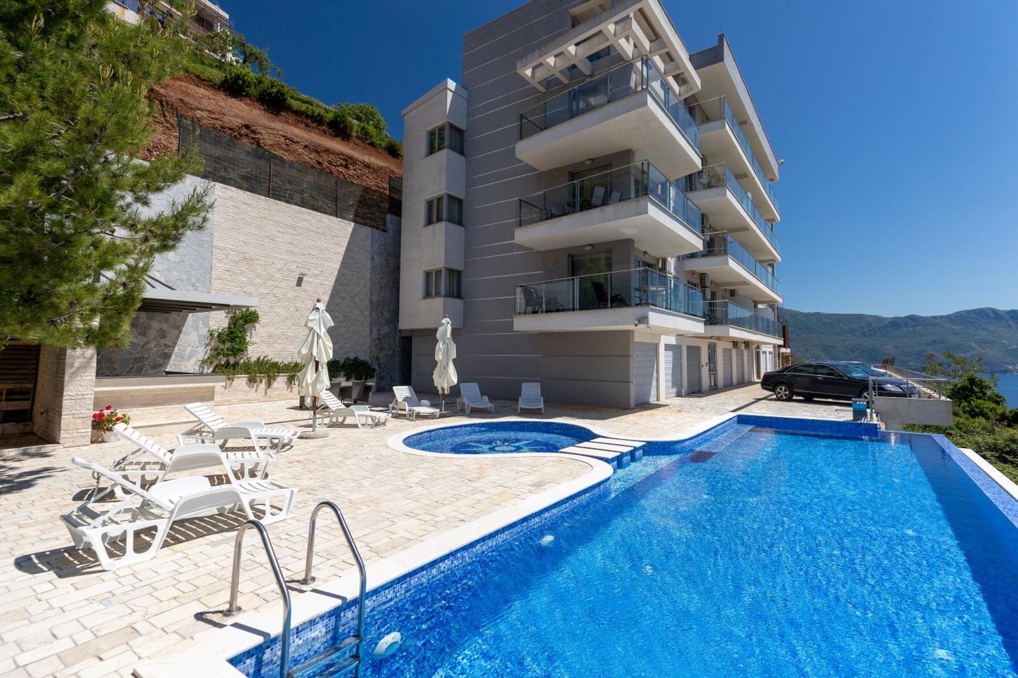 Altezza Premium Tophill Best View And Pool Budva Dış mekan fotoğraf